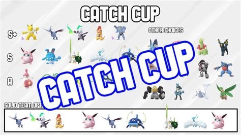 best pokemon go catch cup|best pokemon in catch cup.